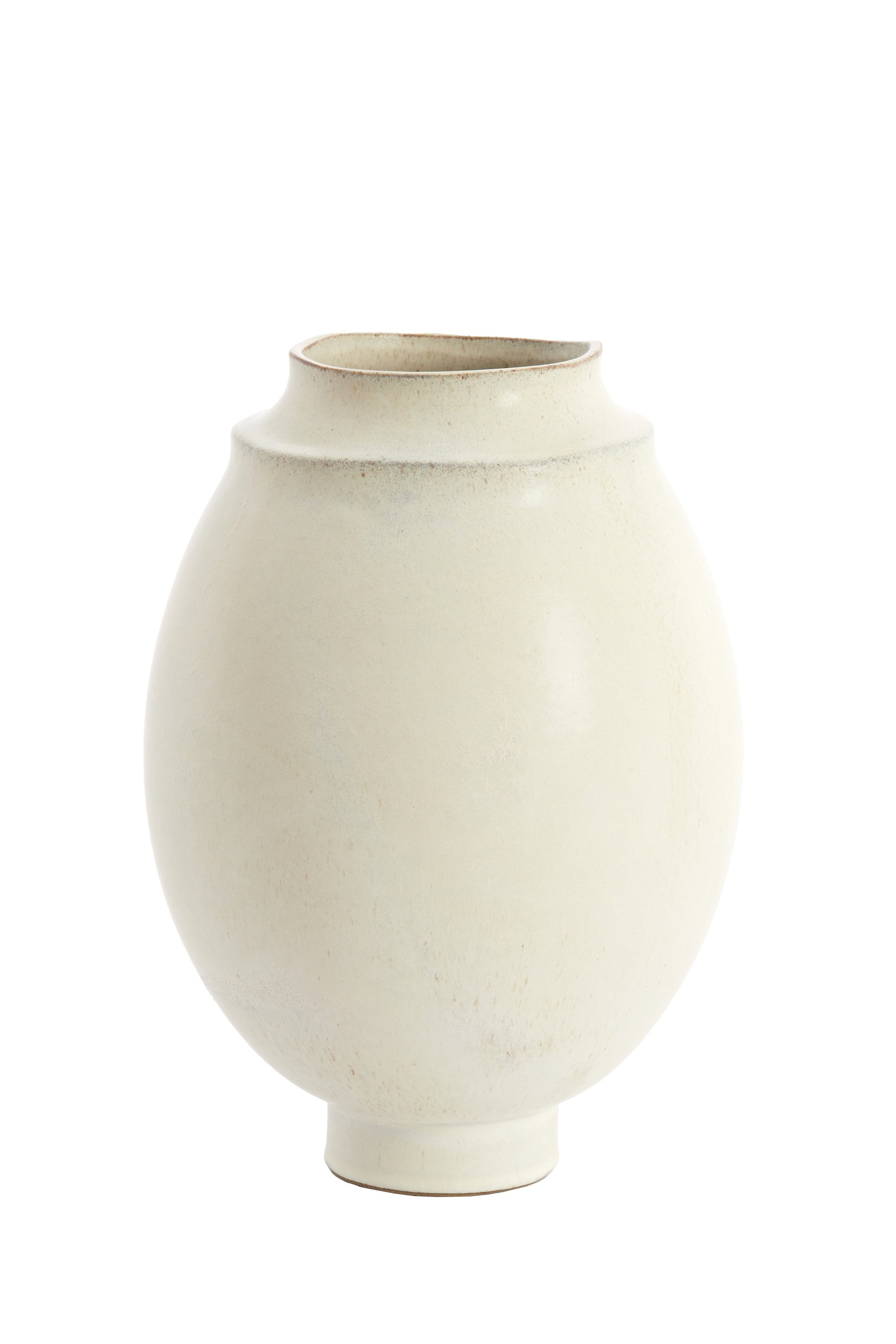 Lorea Matt Cream Ceramic Vase 33.5cm