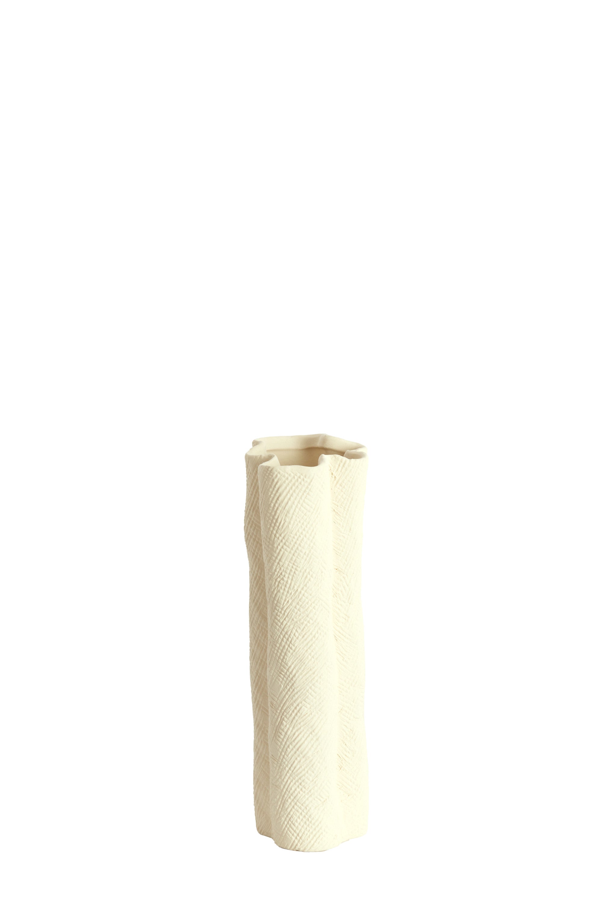 Flovilla Cream Ceramic Vase 30cm