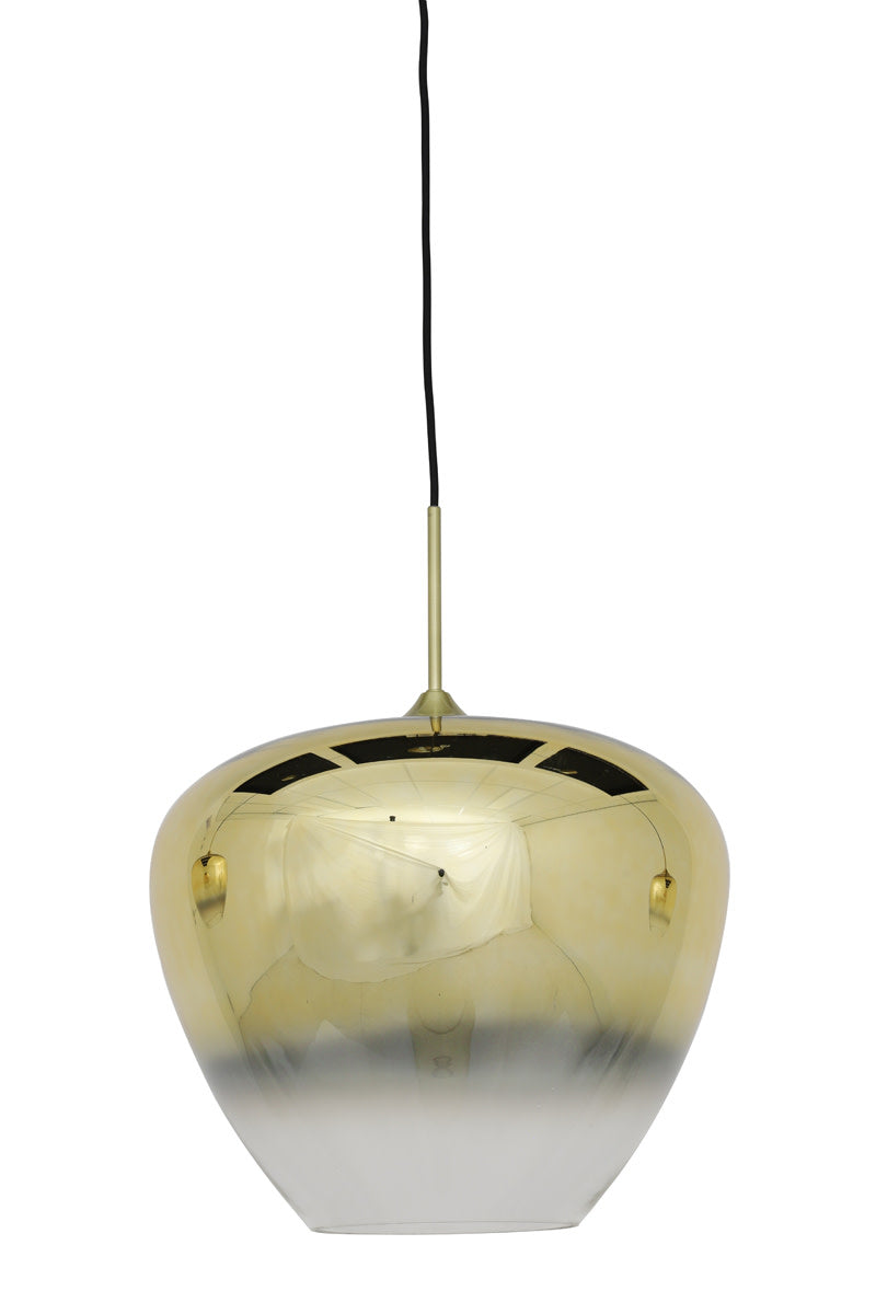 Mayson Gold & Clear Glass Pendant Light 40cm