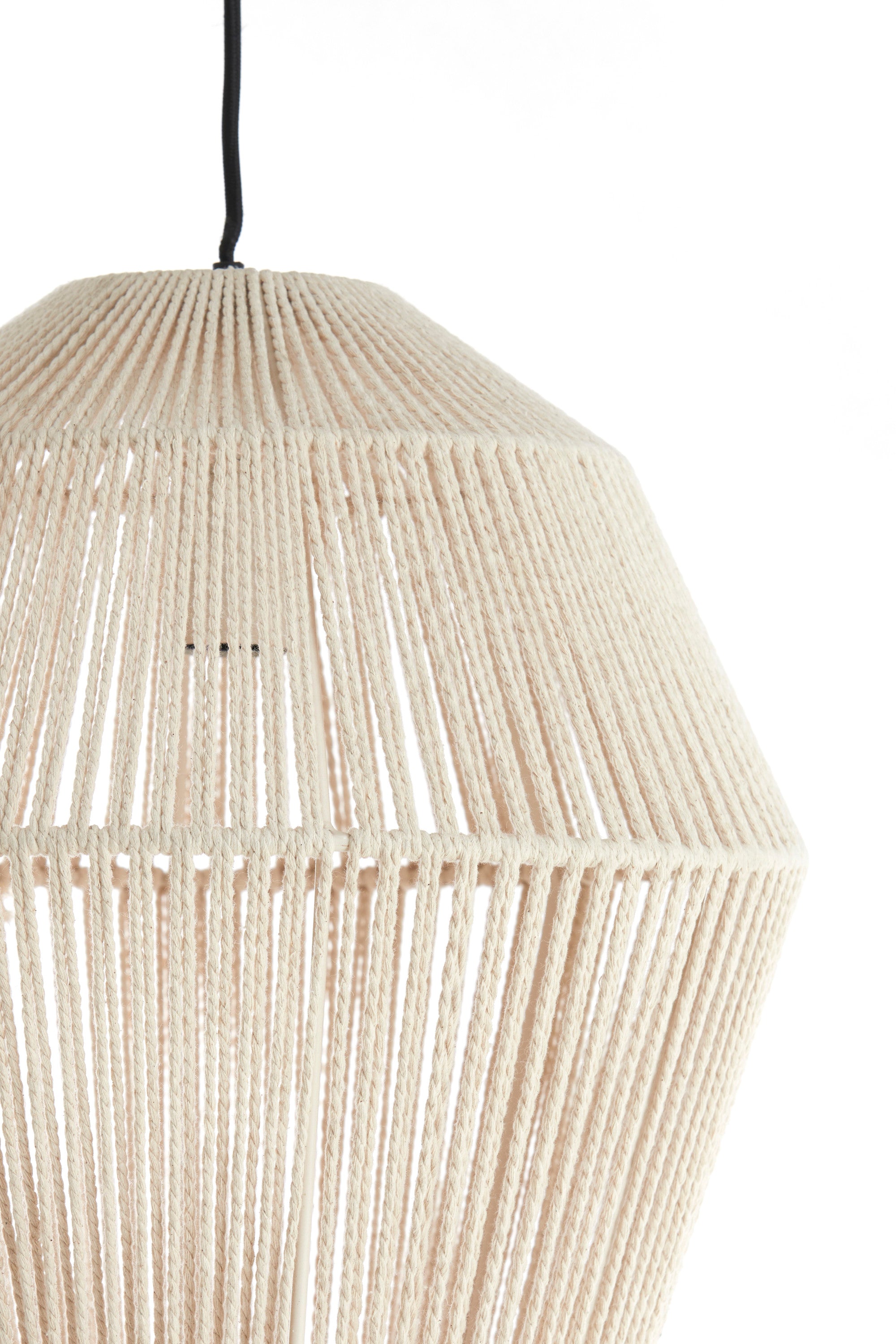 Deya Cream Metal Pendant Light 38cm