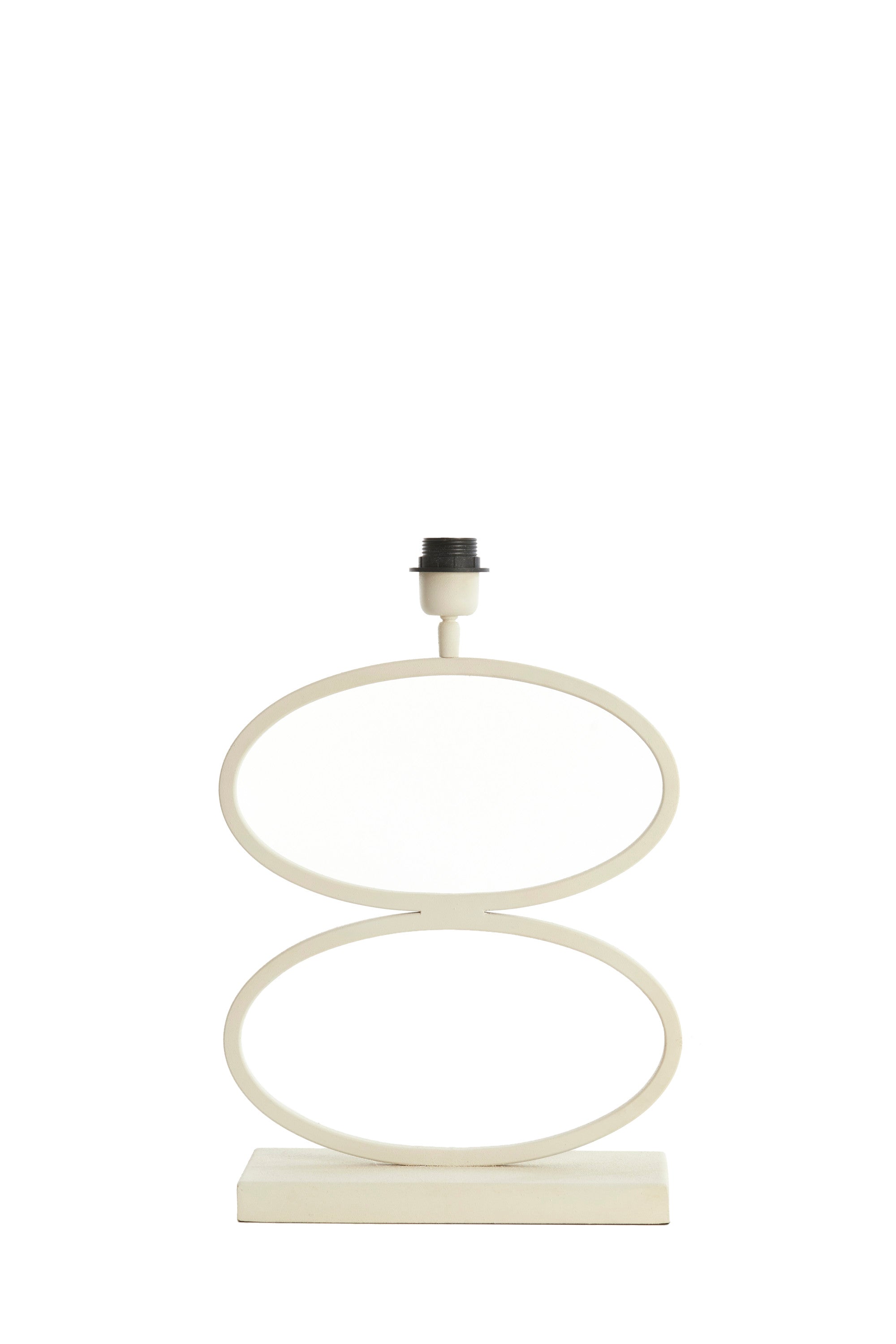 Stelius Cream Metal Table Lamp Base 42cm