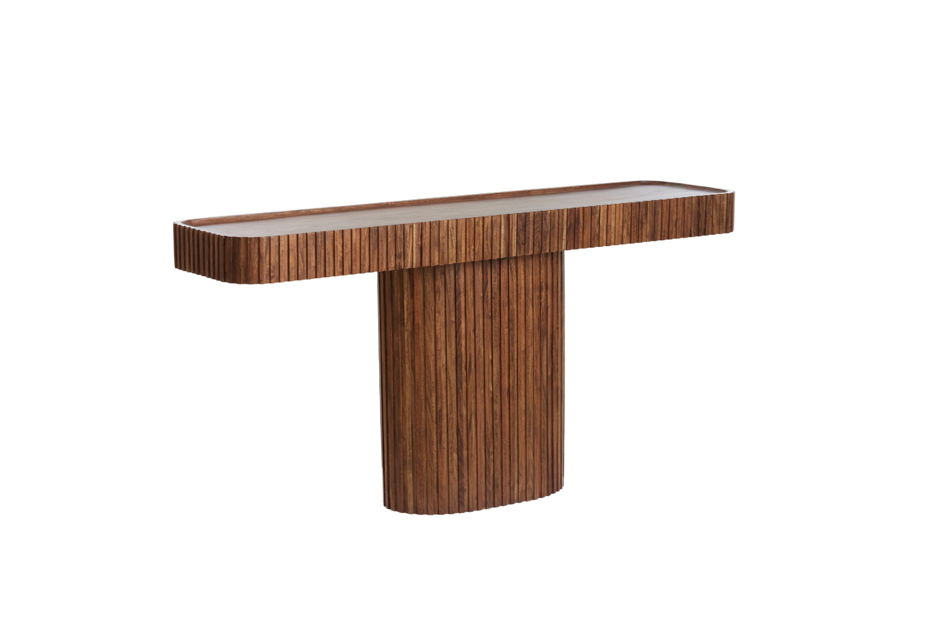 Kioto Brown Acacia Wood Console Table