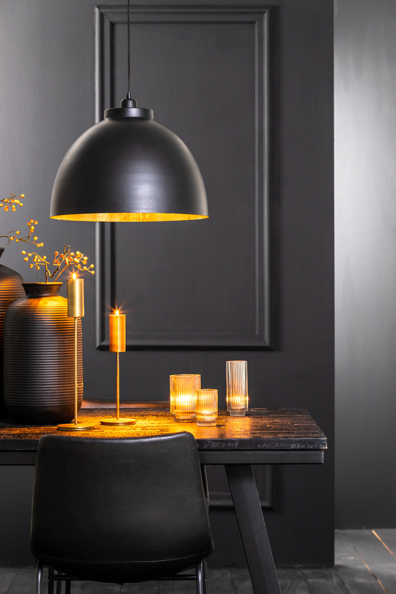 Kylie Black/Gold Metal Pendant Light 45cm