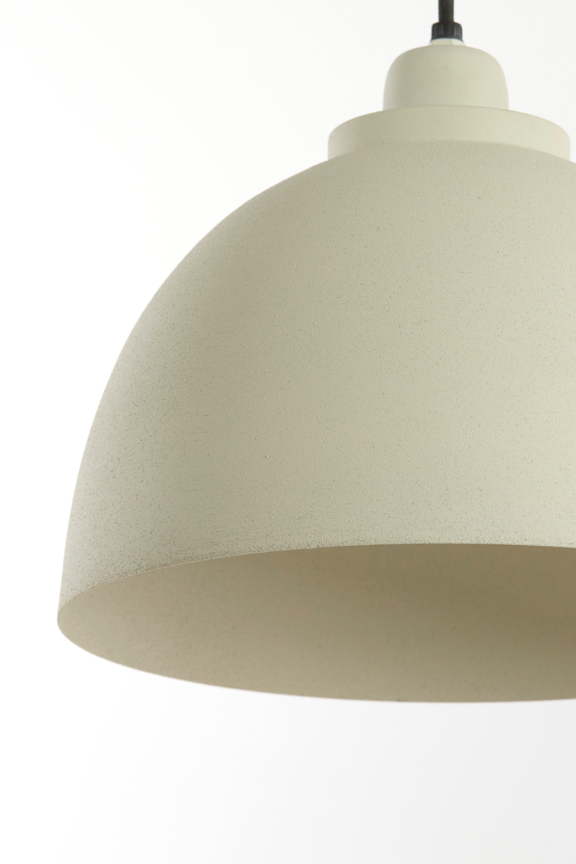 Kylie Cream Metal Pendant Light 30cm
