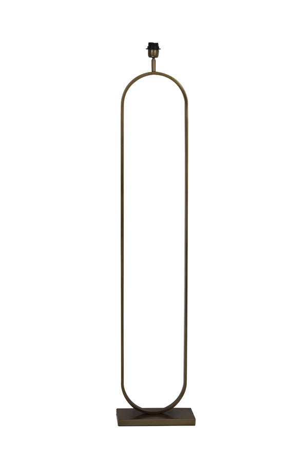 Jamiri Antique Bronze Metal Floor Lamp Base