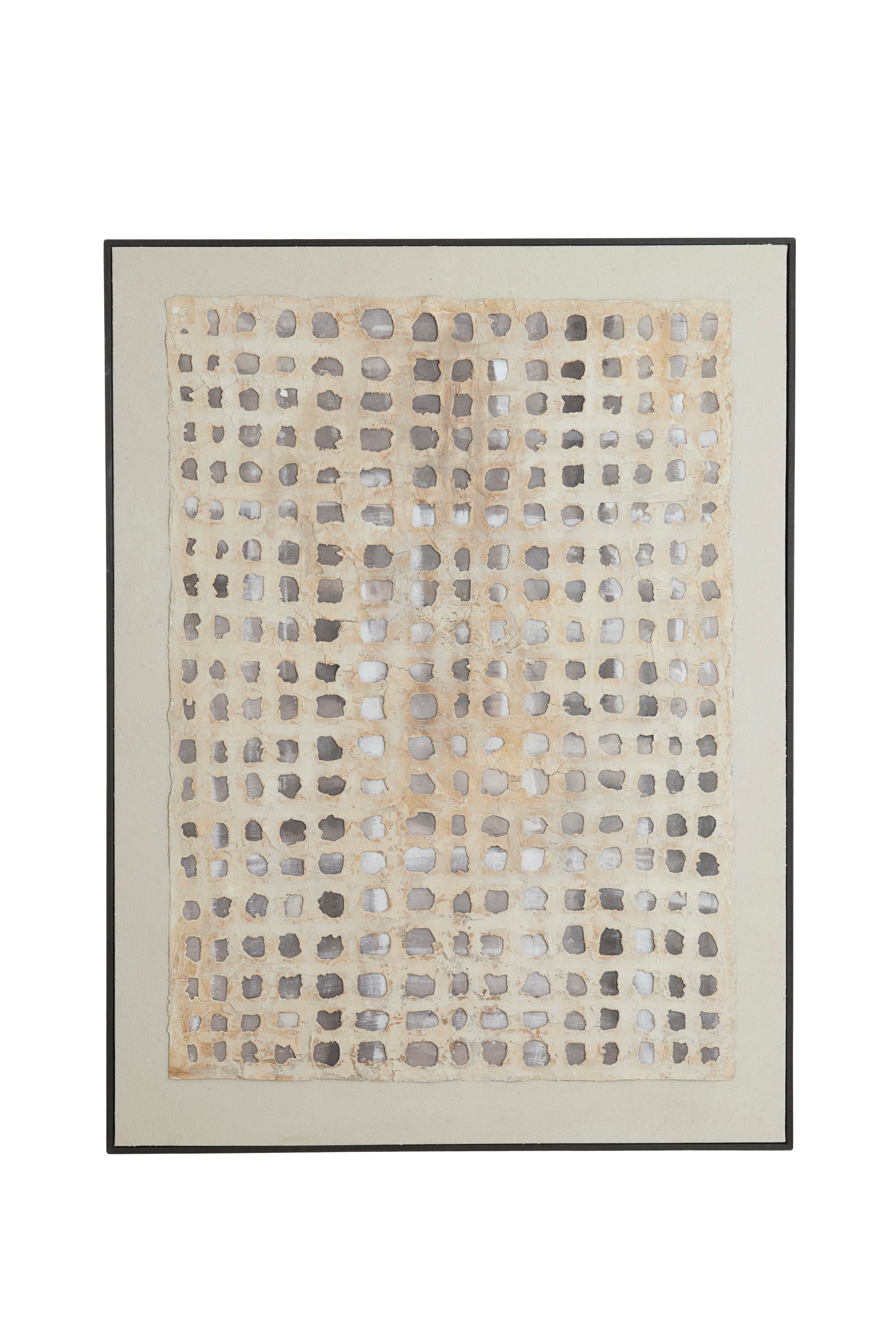 Dehesa Cream & Sand/Taupe Textured Wall Art