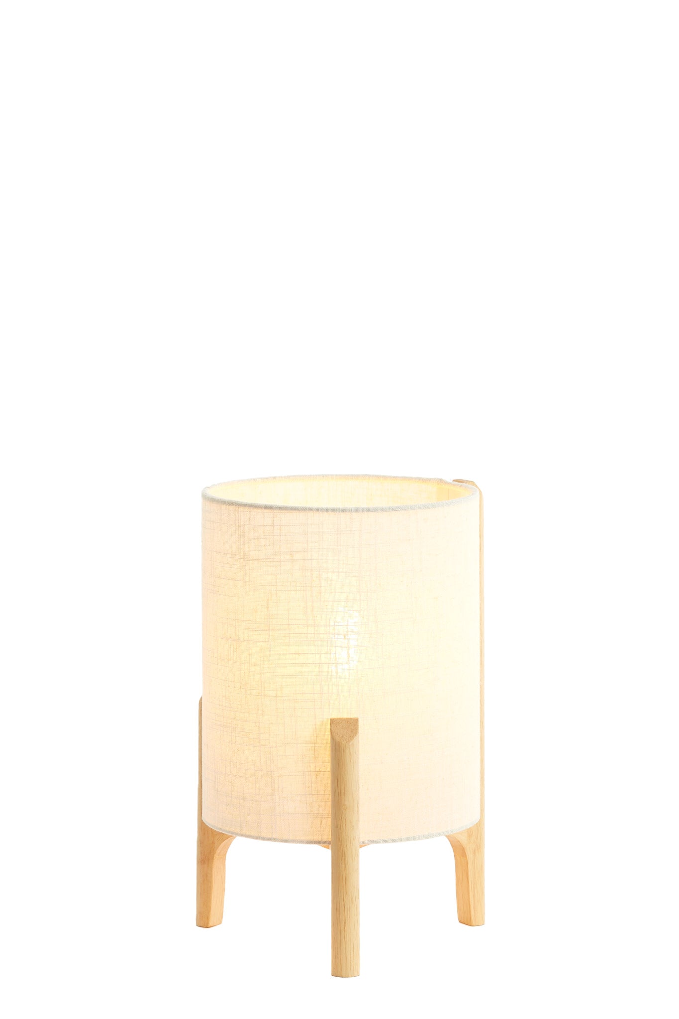 Litto Natural & White Linen Table Lamp 33cm