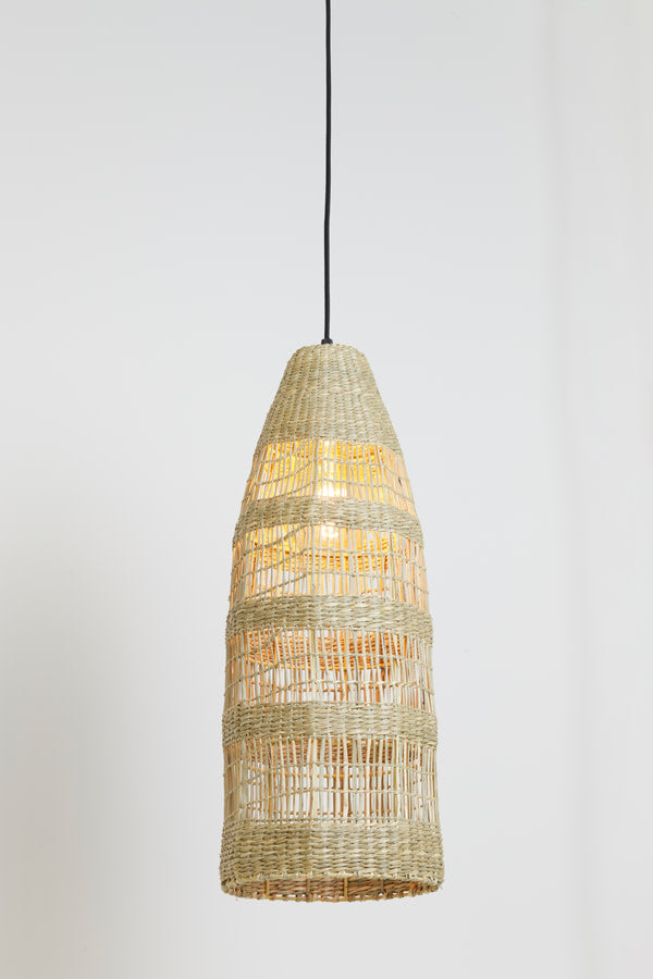 Latika Natural Seagrass Pendant Light 42cm