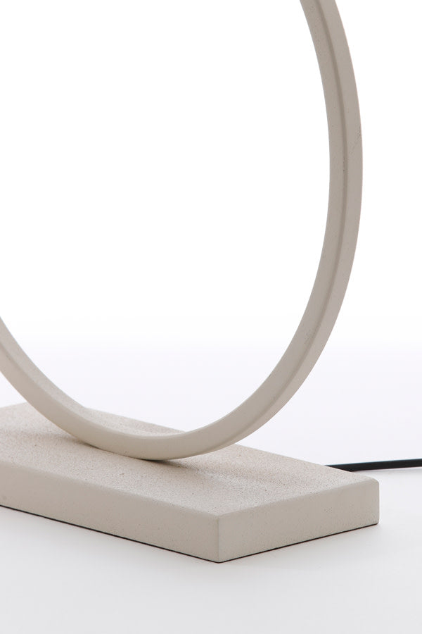 Liva Cream Metal Table Lamp Base 53cm
