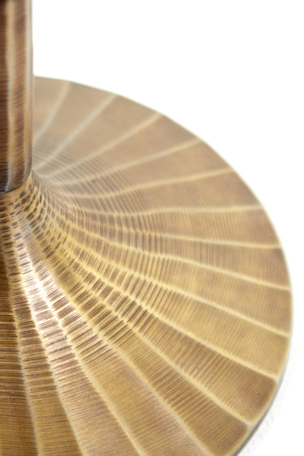 Janna Antique Bronze Metal Round Side Table 50cm