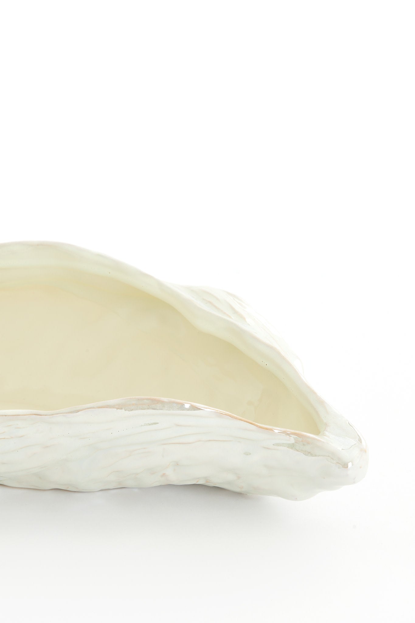 Kalako Cream Pearl Ceramic Decorative Bowl