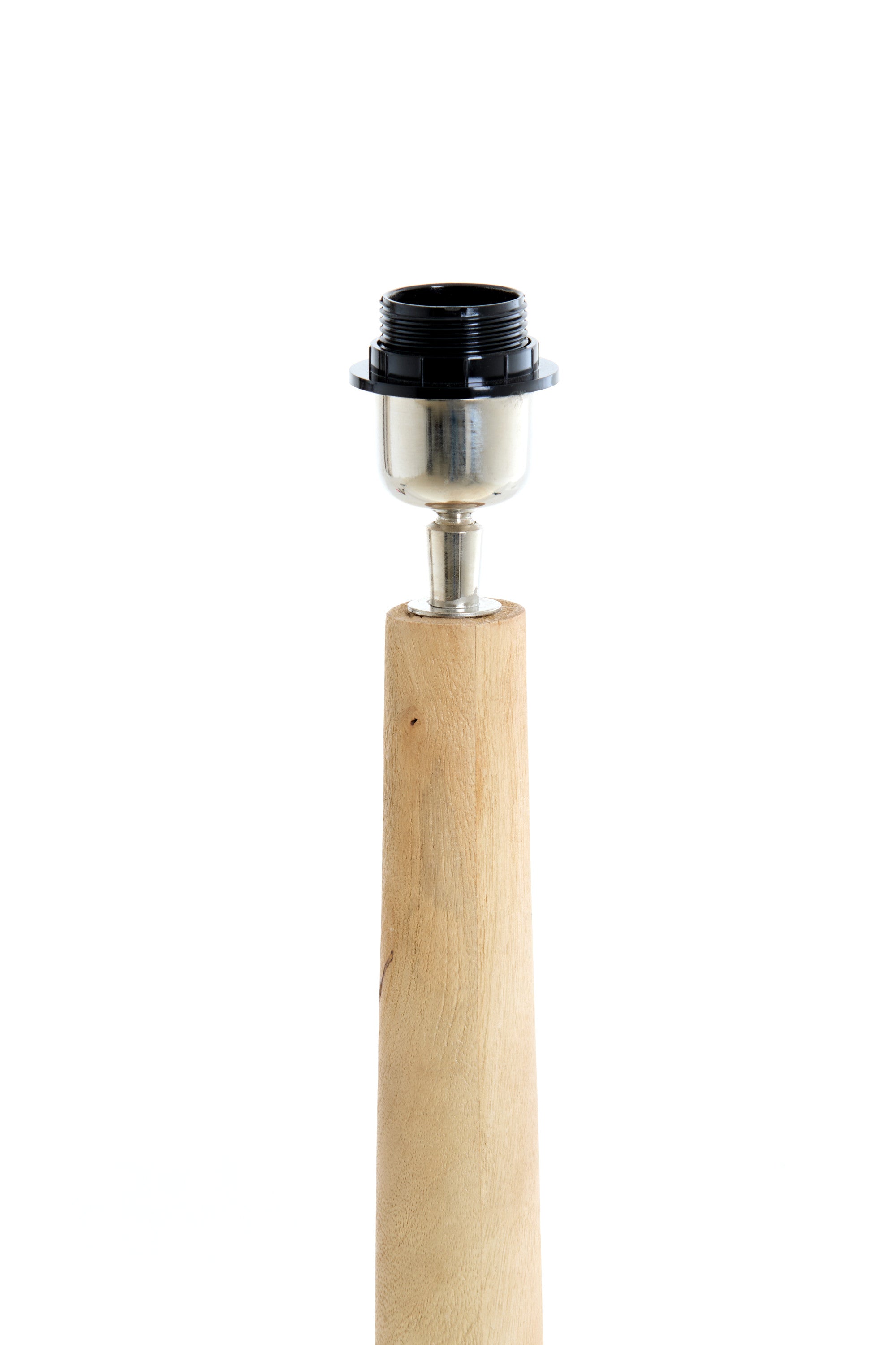 Jovany Natural Wood Floor Lamp Base