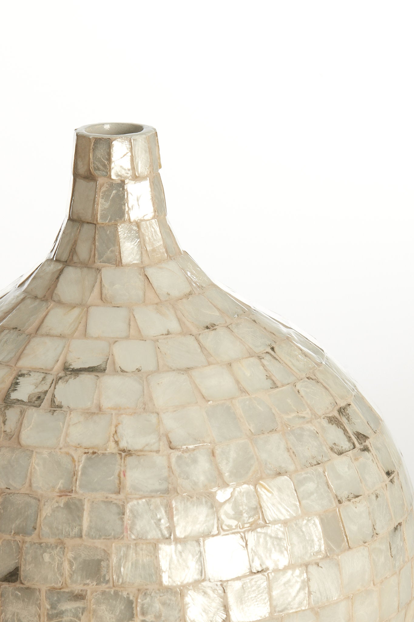 Elorza Cream Bamboo Vase 35cm