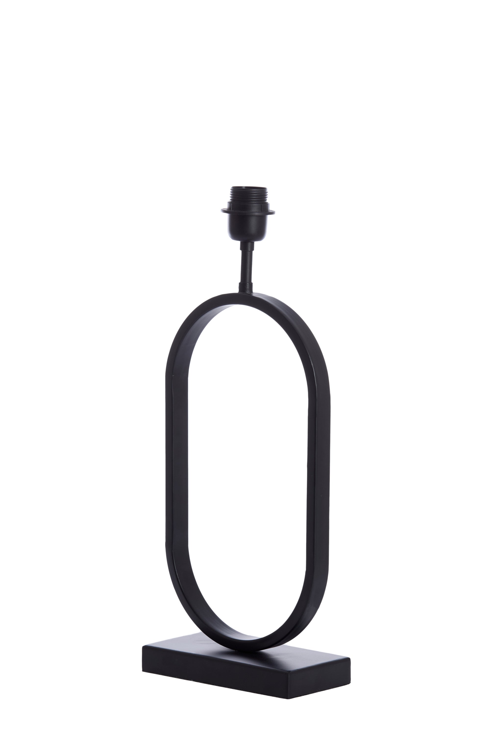 Jamiri Matt Black Metal Table Lamp Base 45cm