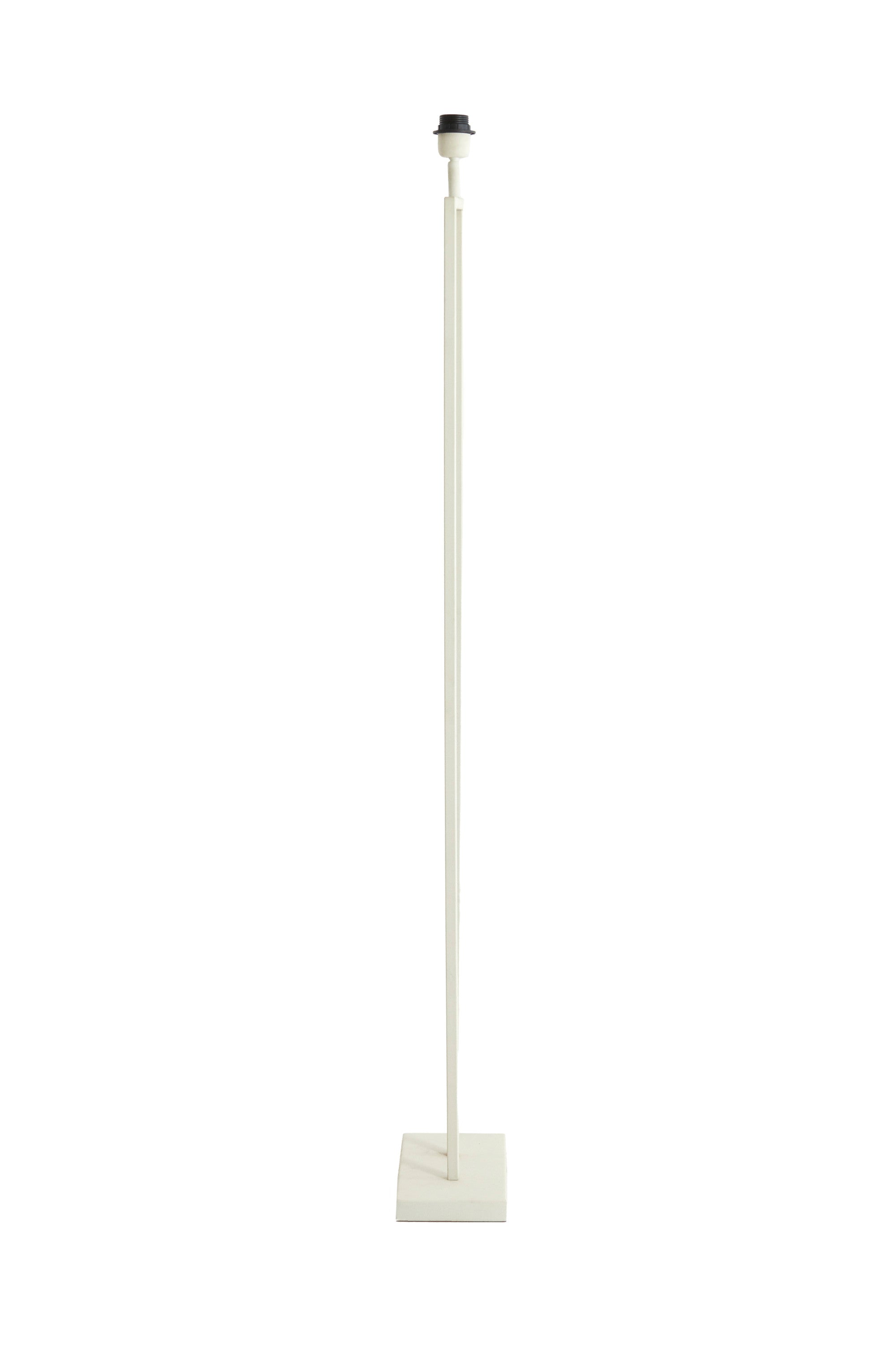 Shiva Cream Metal Floor Lamp Base