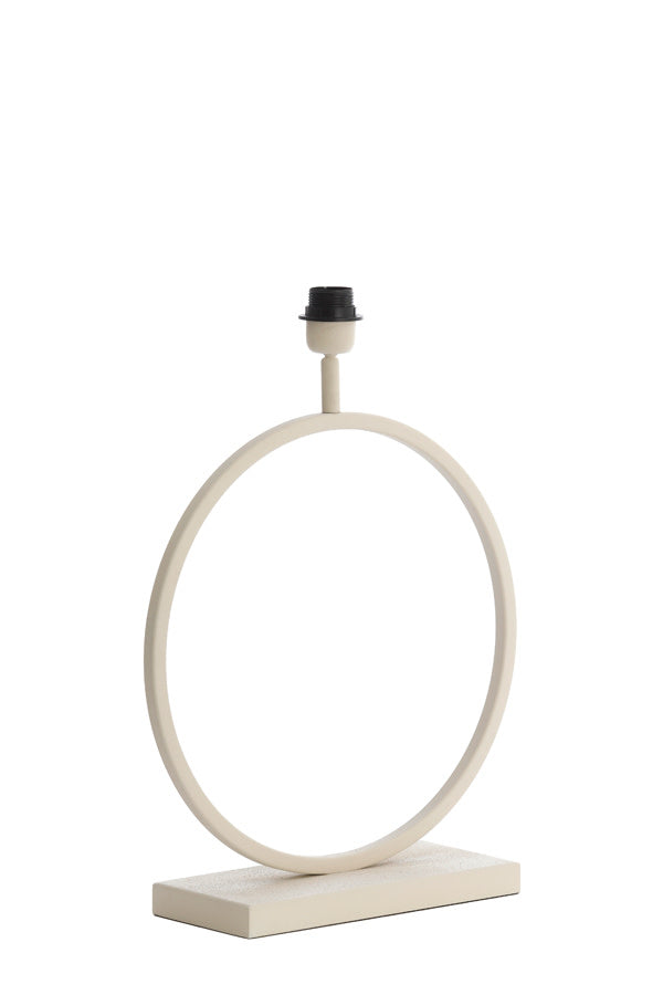 Liva Cream Metal Table Lamp Base 53cm