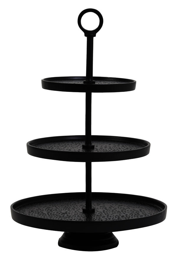 Lutek Black Metal 3 Tier Display Unit
