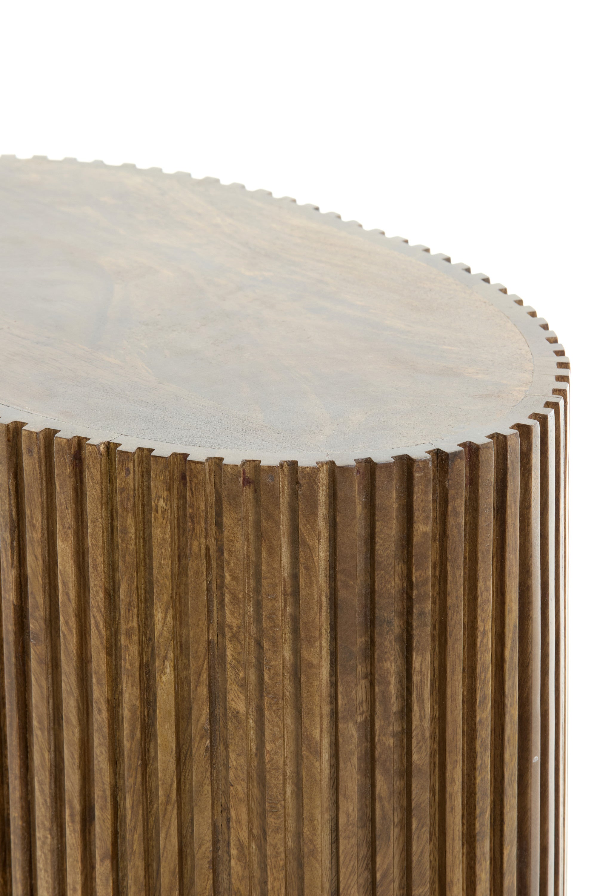 Dumosi Dark Brown Wood Plinth 100cm