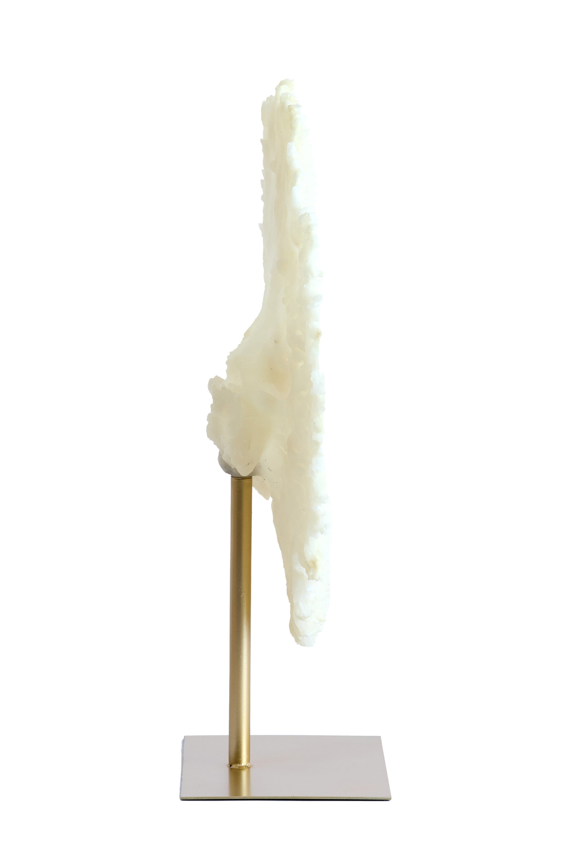 Coral Cream & Antique Bronze Ornament on Stand