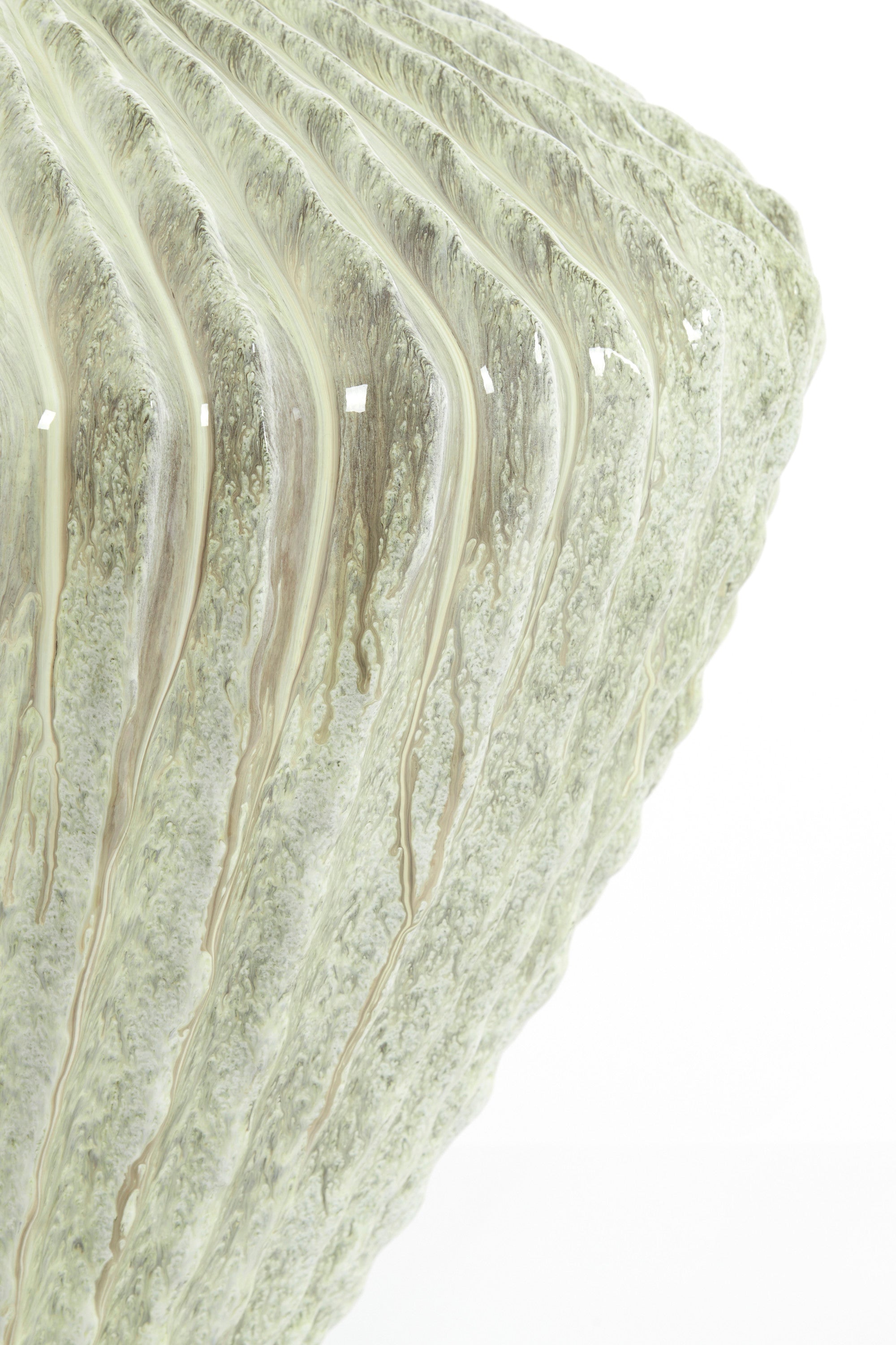 Cacti Gloss Mint Green Decorative Planter 45cm
