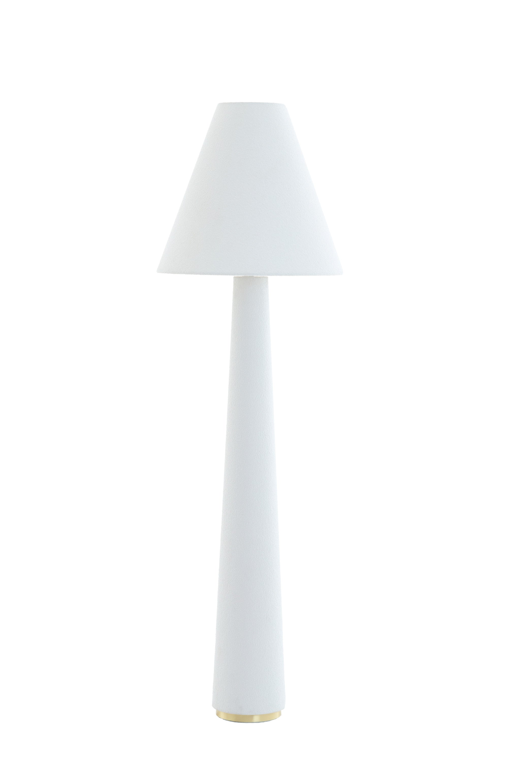 Devia Cream Bouclé Floor Lamp