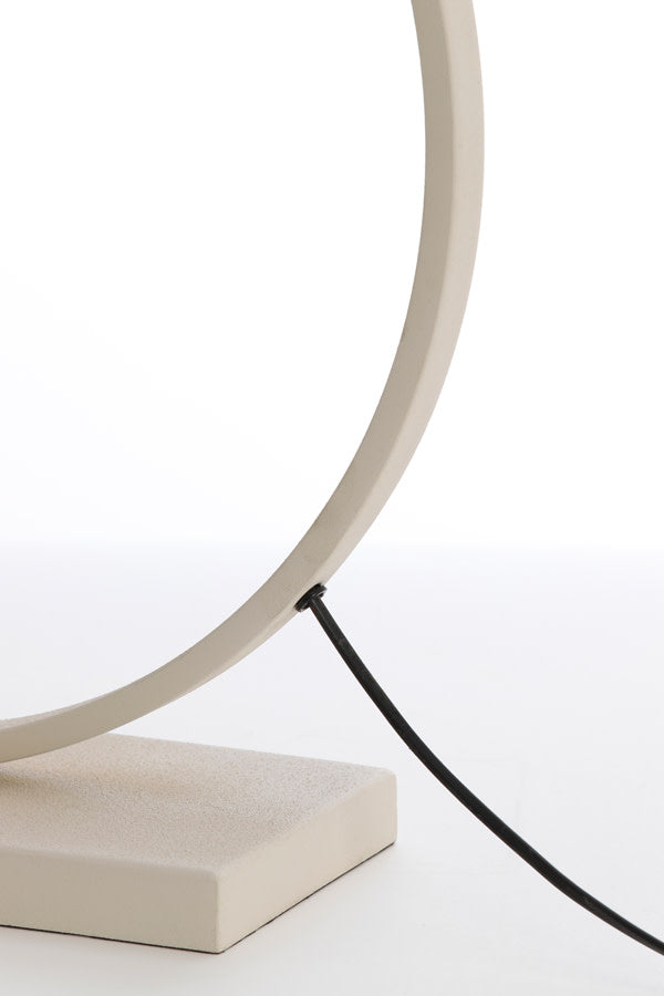 Liva Cream Metal Table Lamp Base 64cm