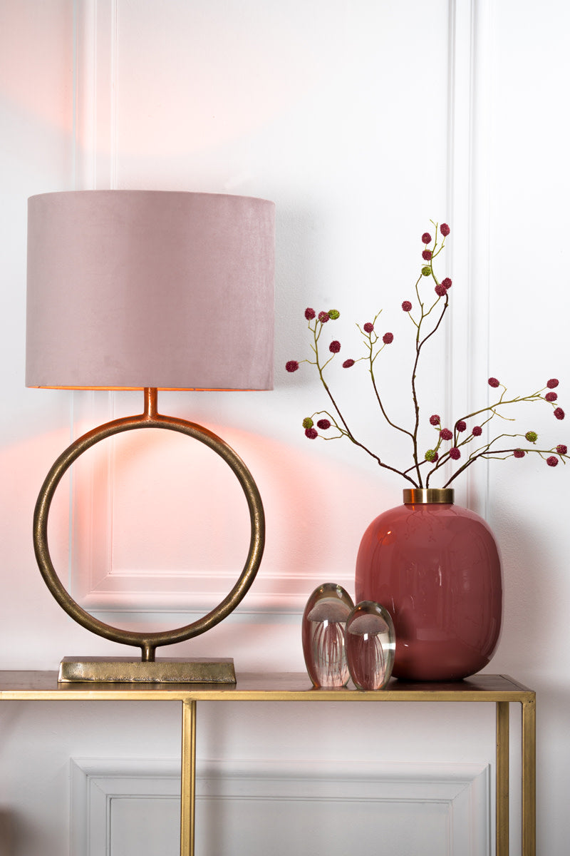 Livu Raw Antique Bronze Metal Table Lamp Base 50cm