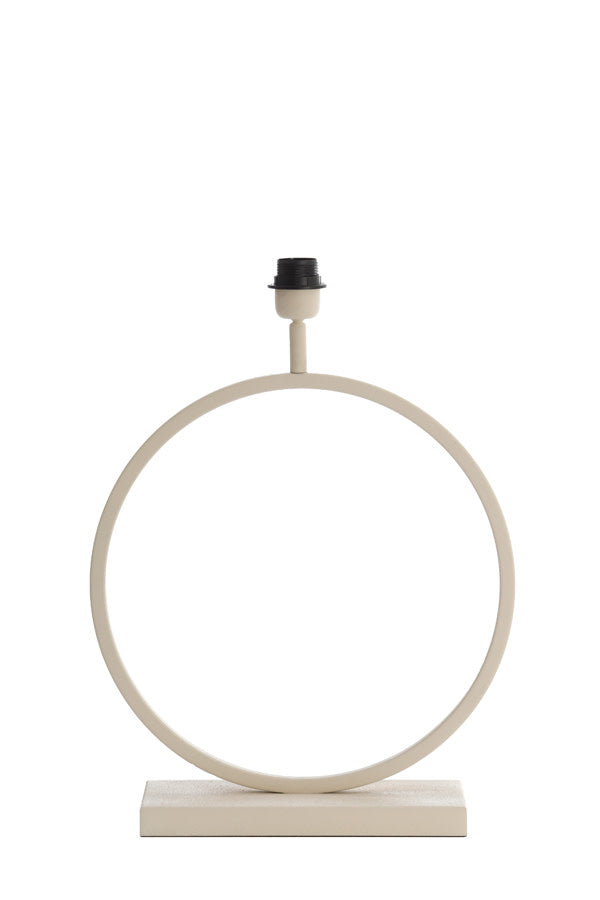 Liva Cream Metal Table Lamp Base 53cm