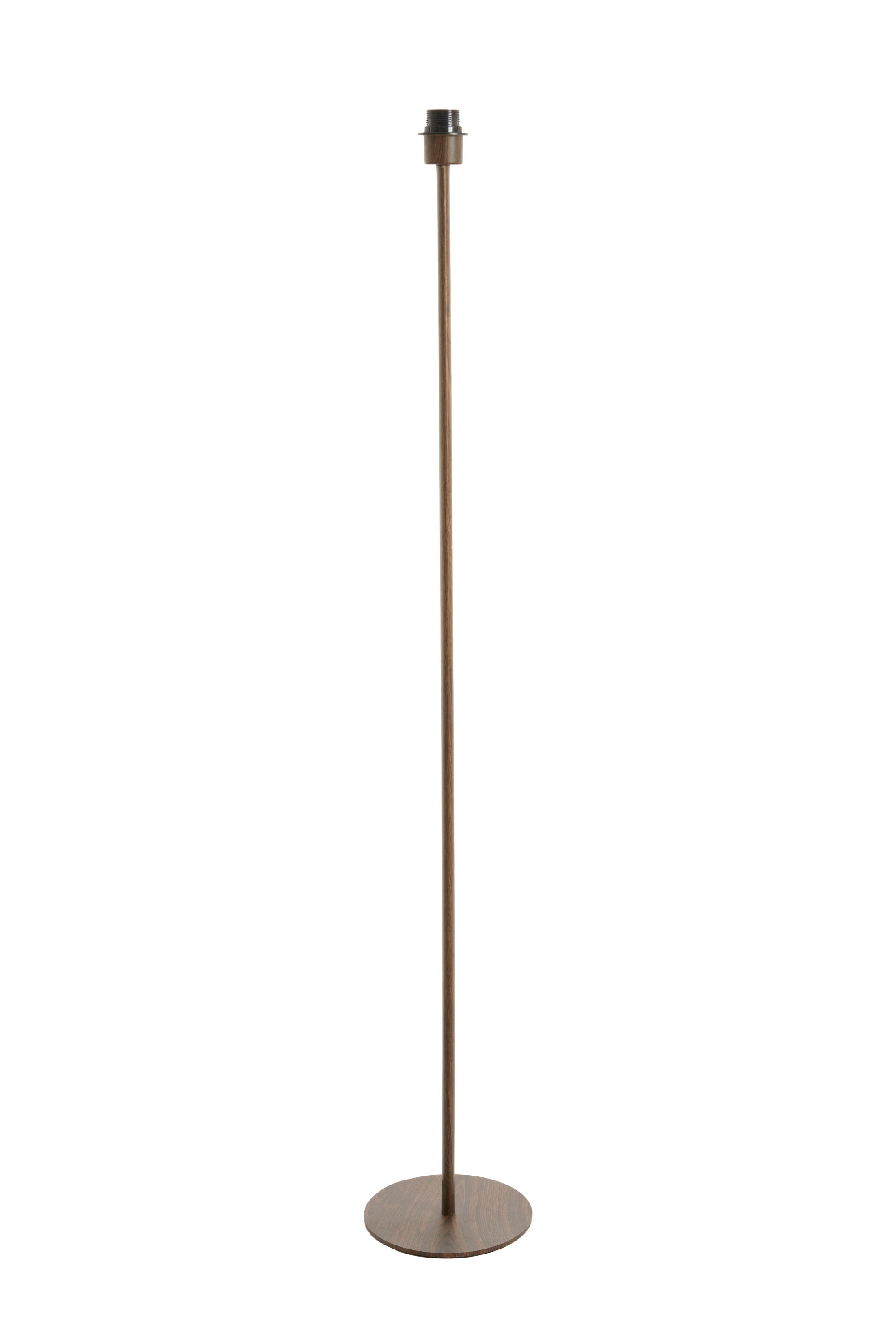 Cerini Dark Brown Wood Effect Floor Lamp Base