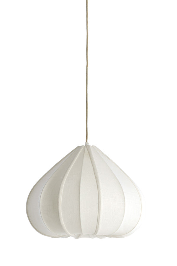 Zubeda White Pendant Light 49cm