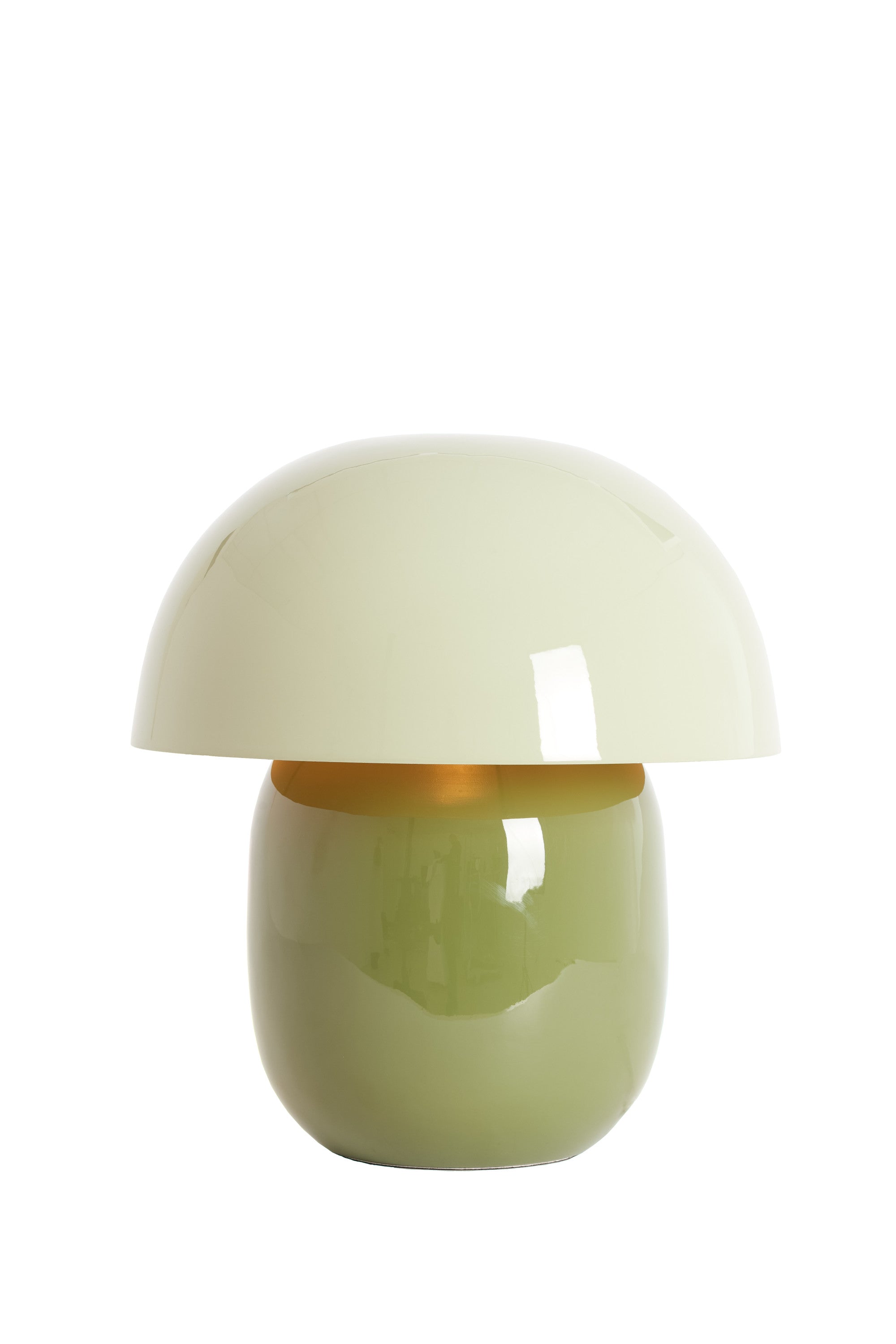Mimosa Two Tone Olive Green Metal Table Lamp