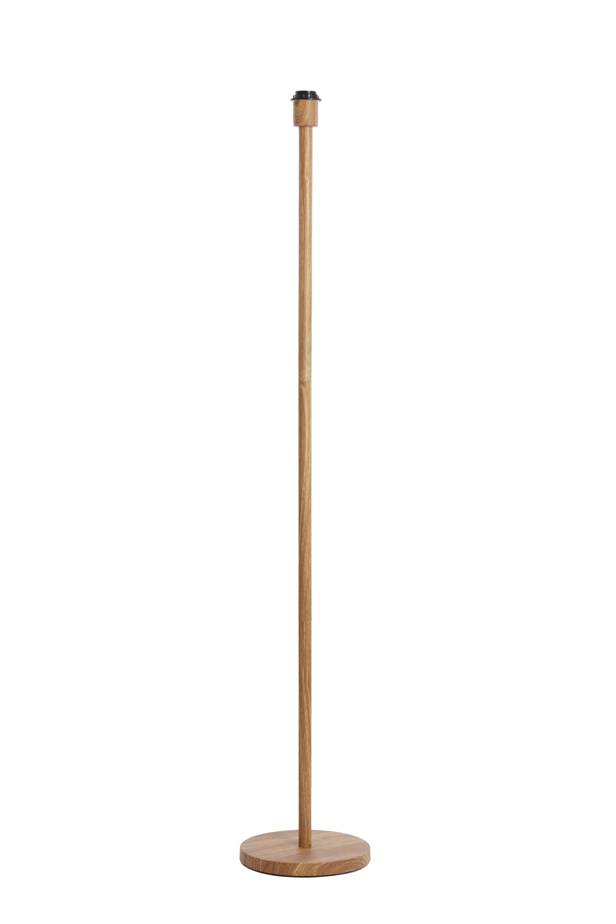 Washington Natural Wood Effect Floor Lamp Base