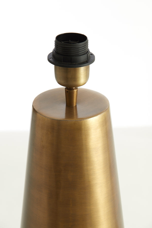 Yelos Antique Bronze Metal Table Lamp Base 35cm