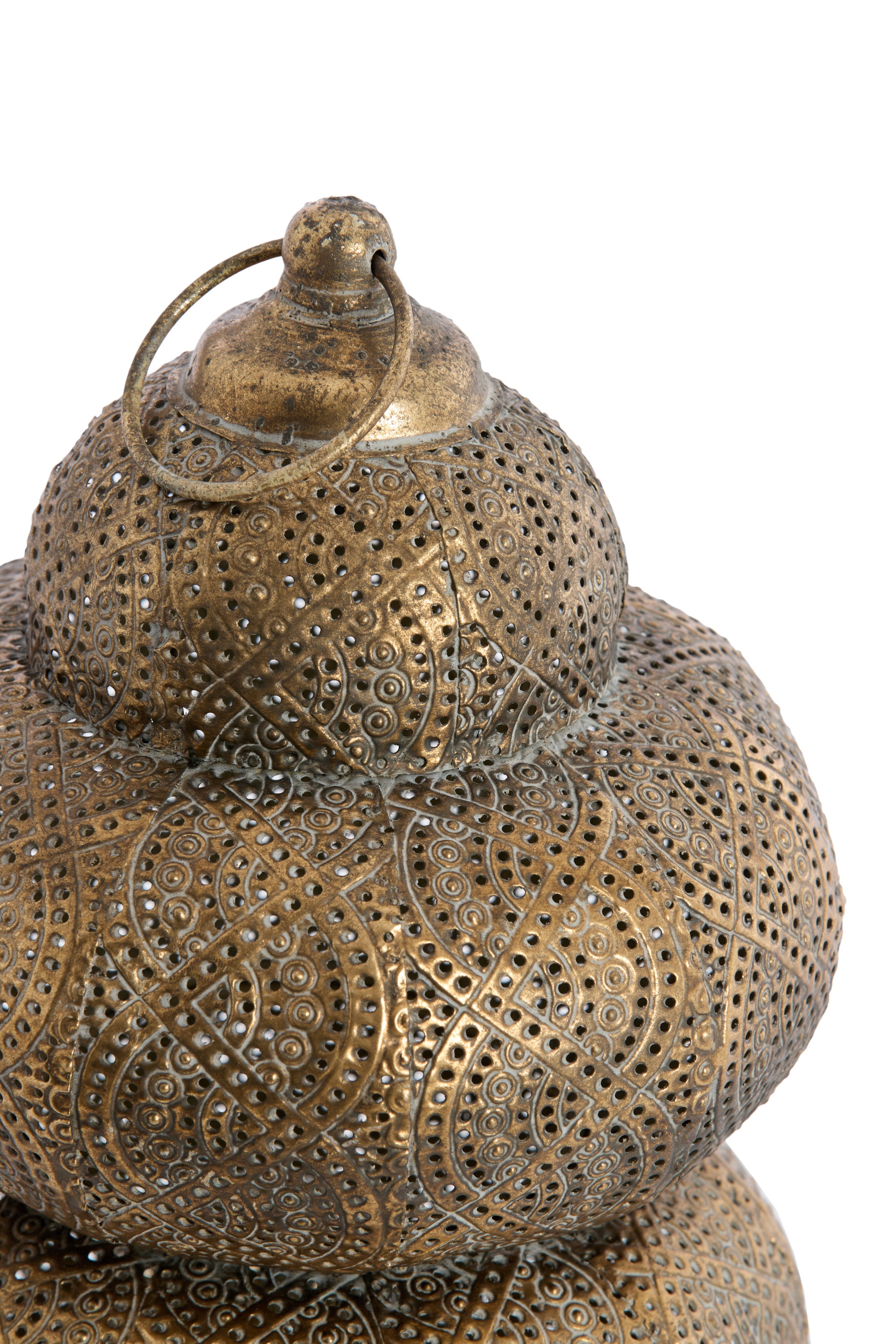 Kaito Brown Gold Metal Table Lamp