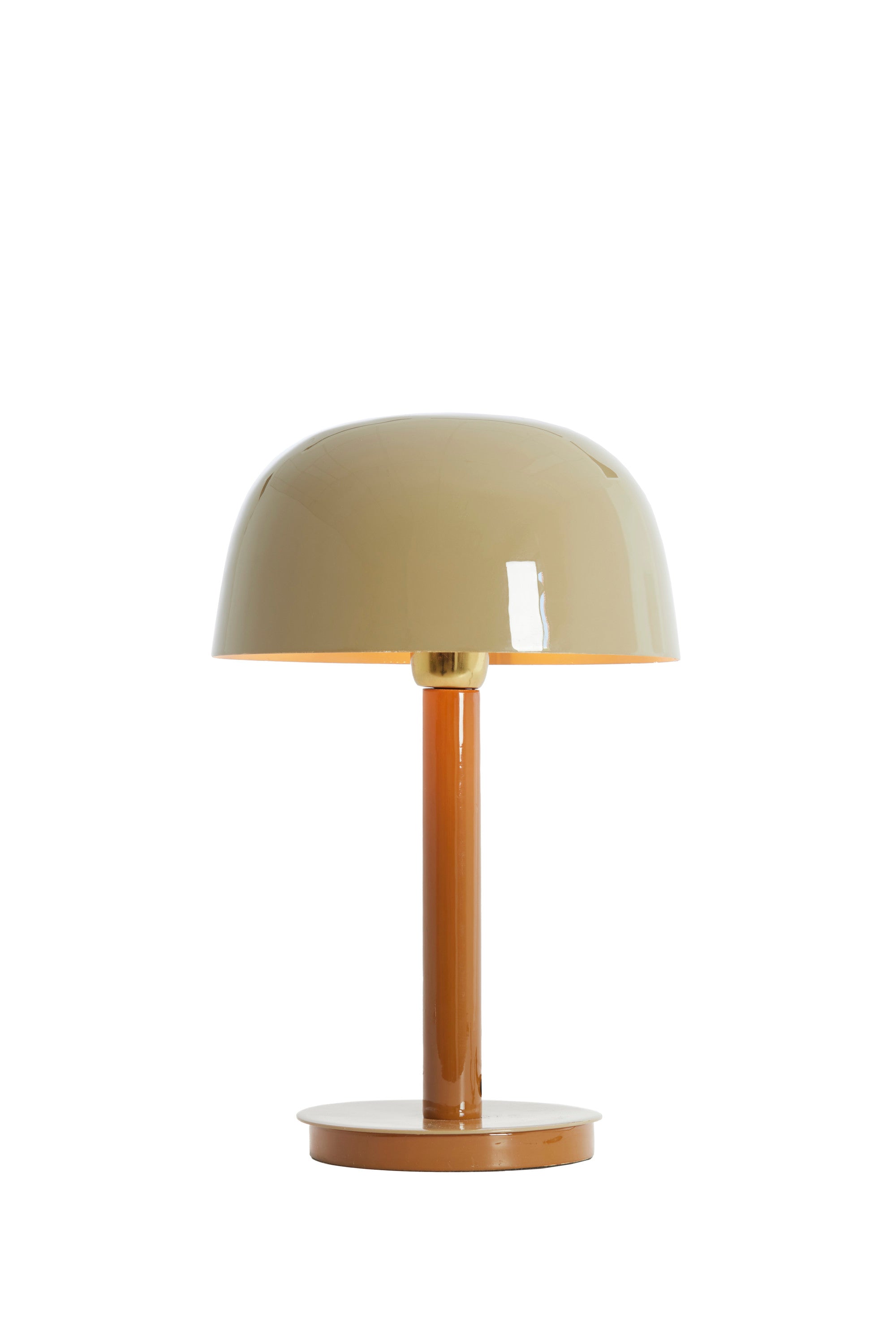 Marivet Sand & Brown Metal Table Lamp 37cm