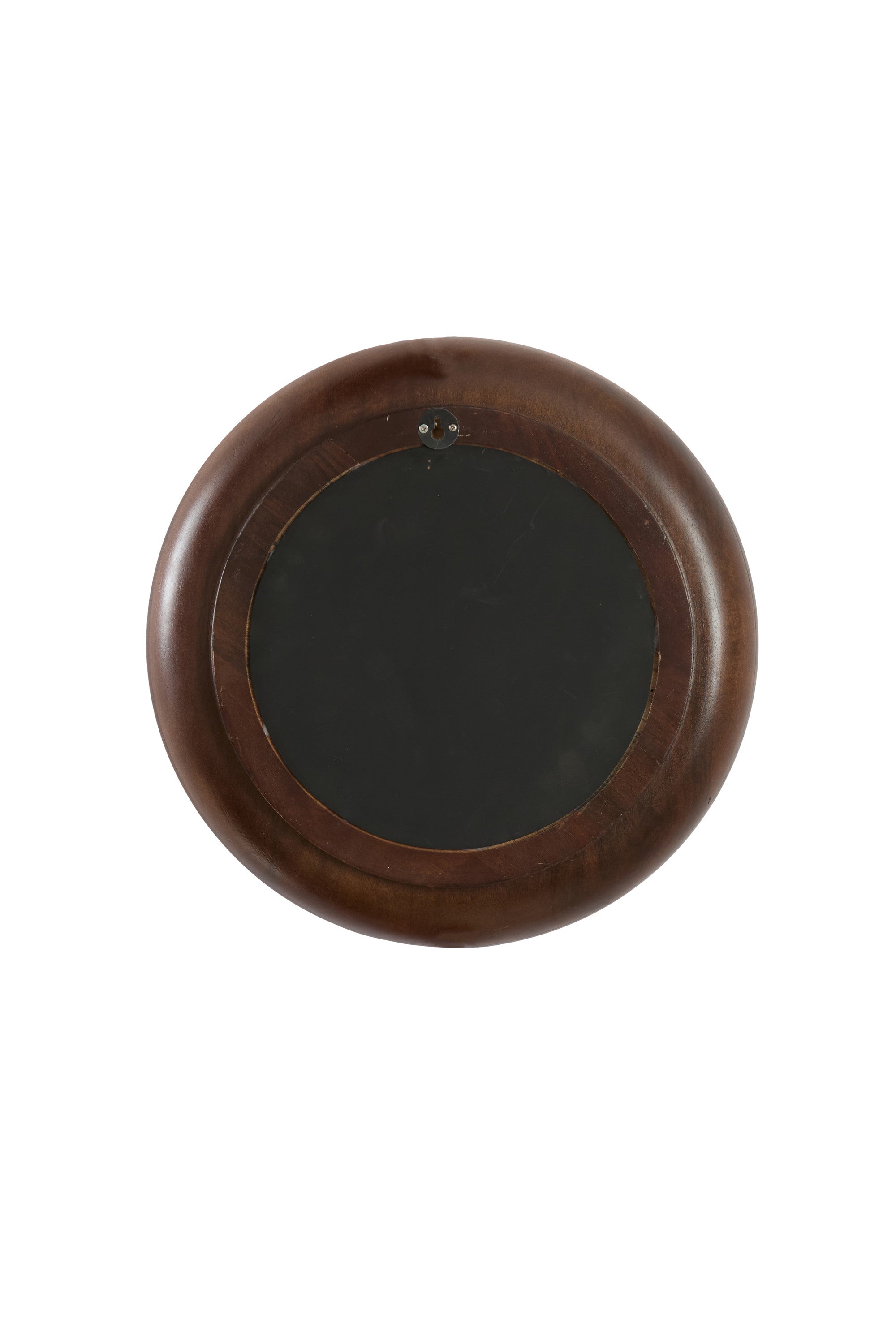 Mamali Brown Mango Wood Round Wall Mirror 56cm