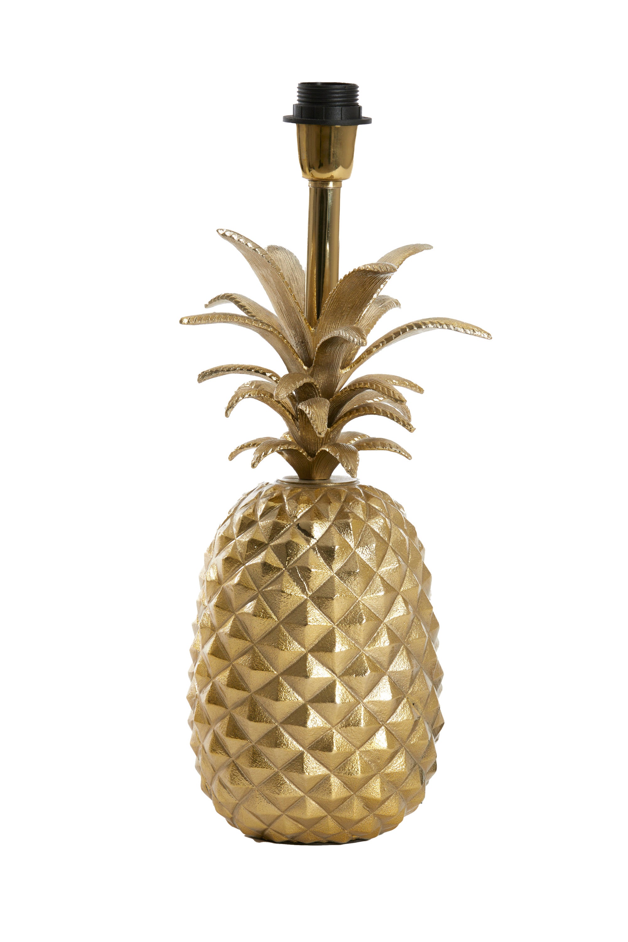 Pineapple Gold Metal Table Lamp Base 42cm