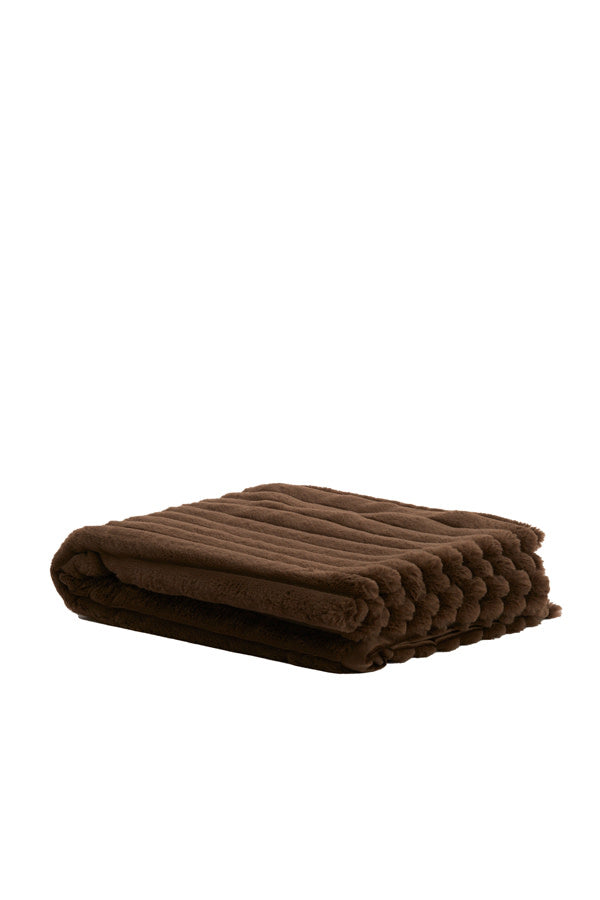 Vajen Dark Brown Throw 170x130cm