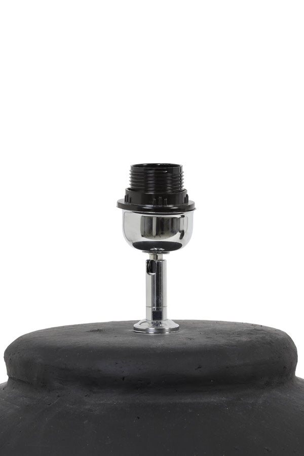 Etna Matt Black Ceramic Table Lamp Base