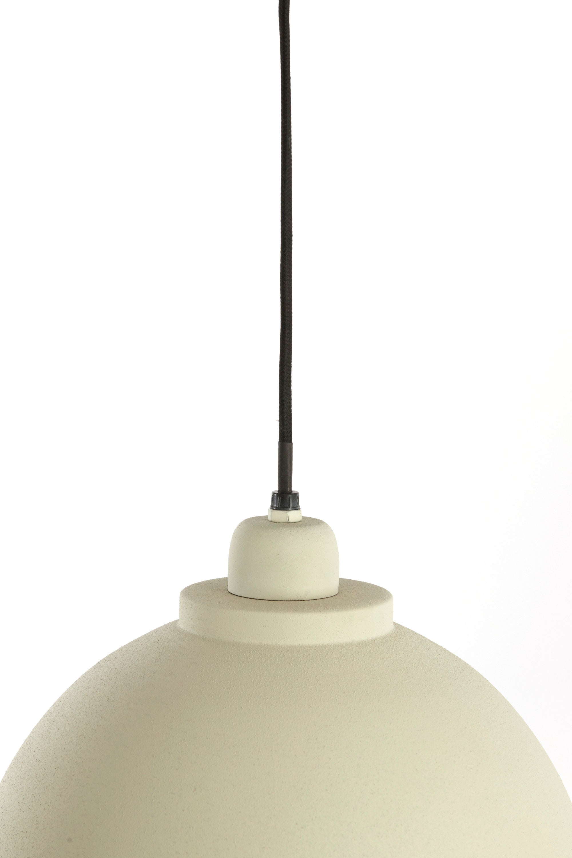 Kylie Cream Metal Pendant Light 30cm
