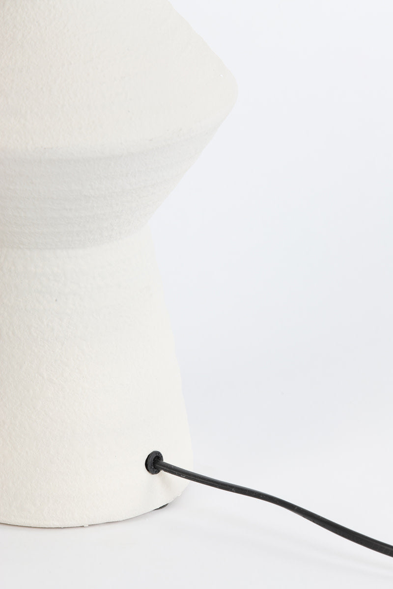 Ayla Cream Ceramic Table Lamp Base 61cm