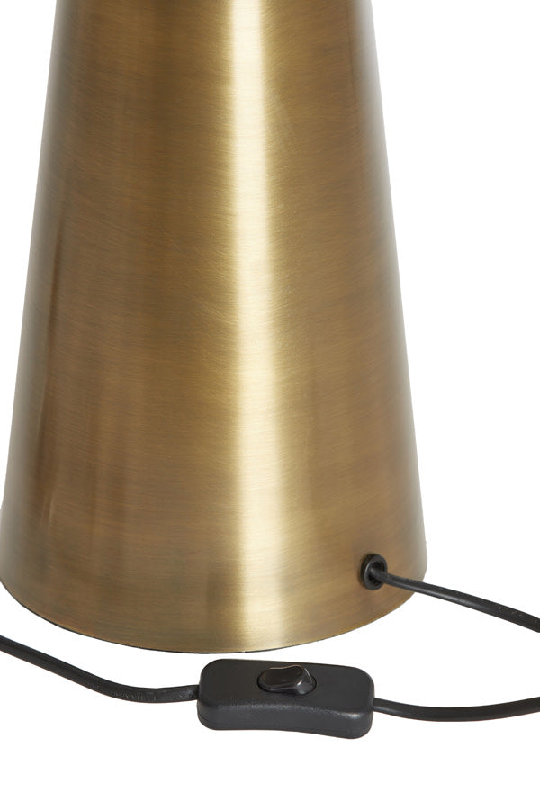 Yelos Antique Bronze Metal Table Lamp Base 43cm