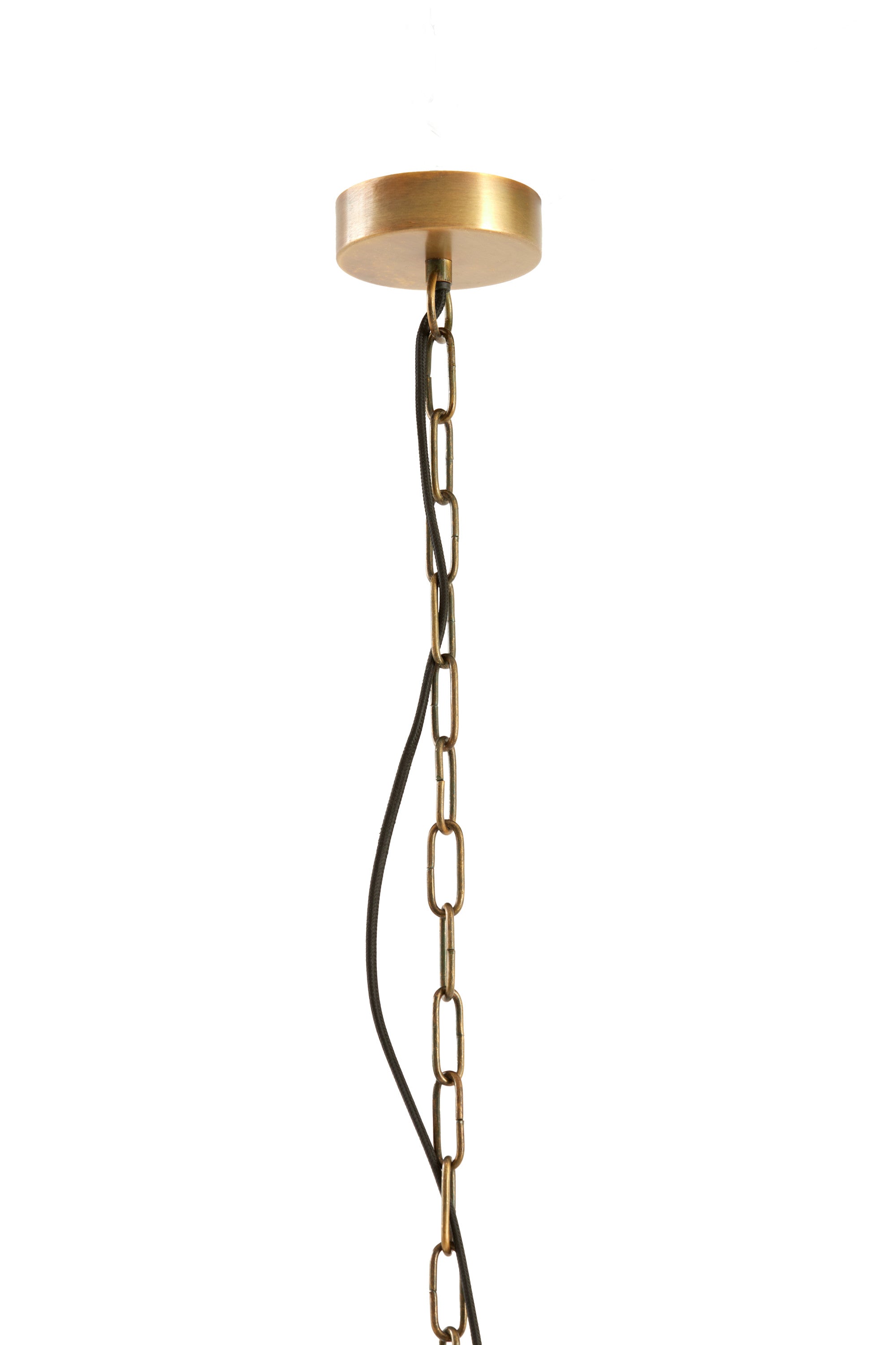 Søstrene Antique Bronze & Glass Pendant Light 24cm