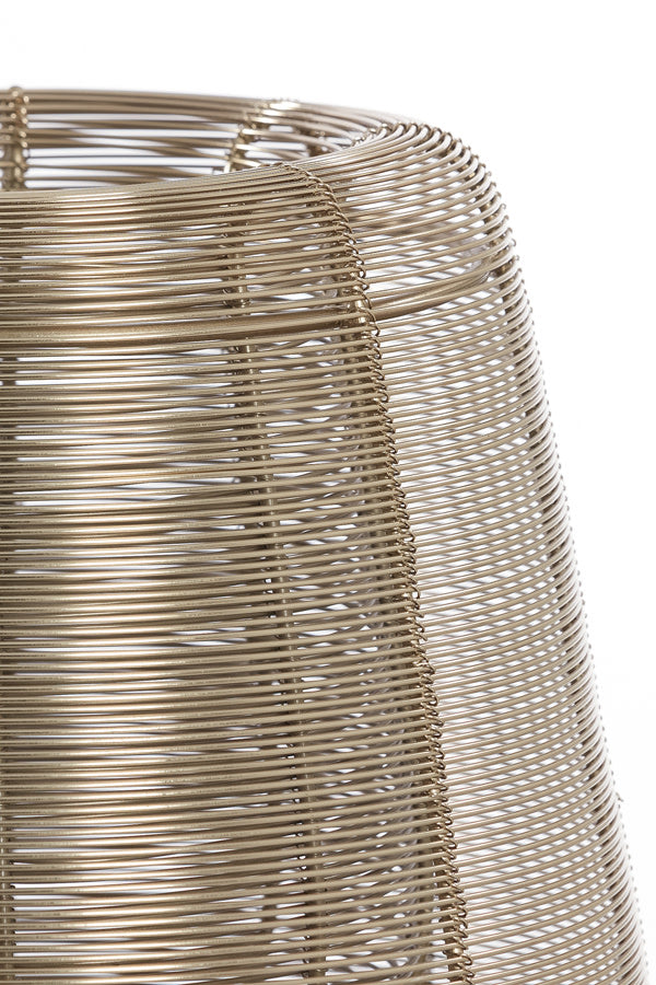 Aboso Light Gold Metal Table Lamp 54cm