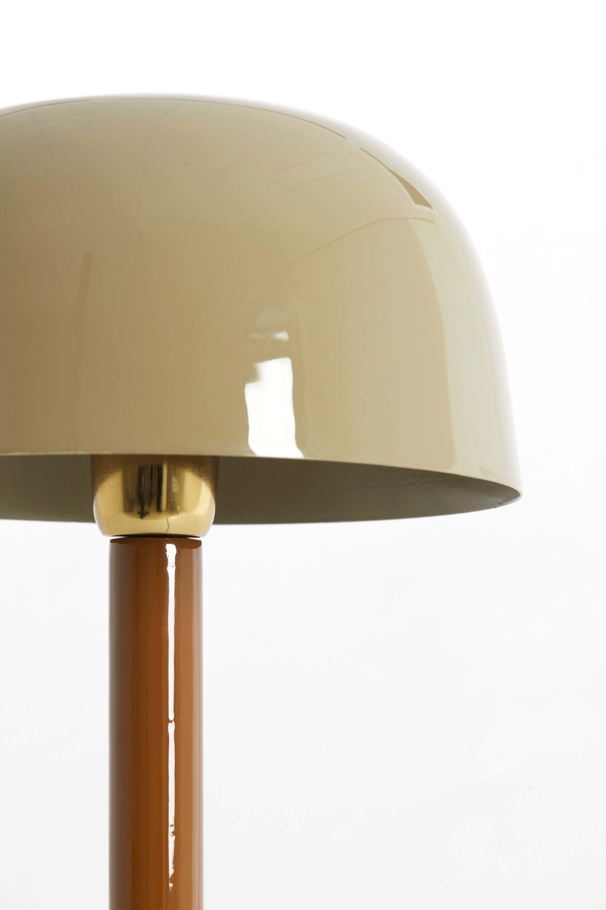 Marivet Sand & Brown Metal Table Lamp 37cm