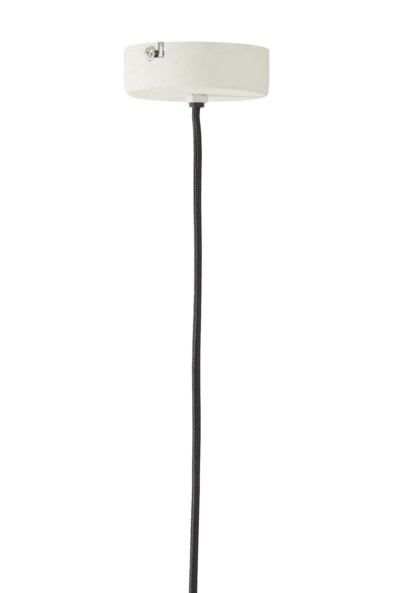 Neiva Matt Cream Metal Pendant Light 39cm