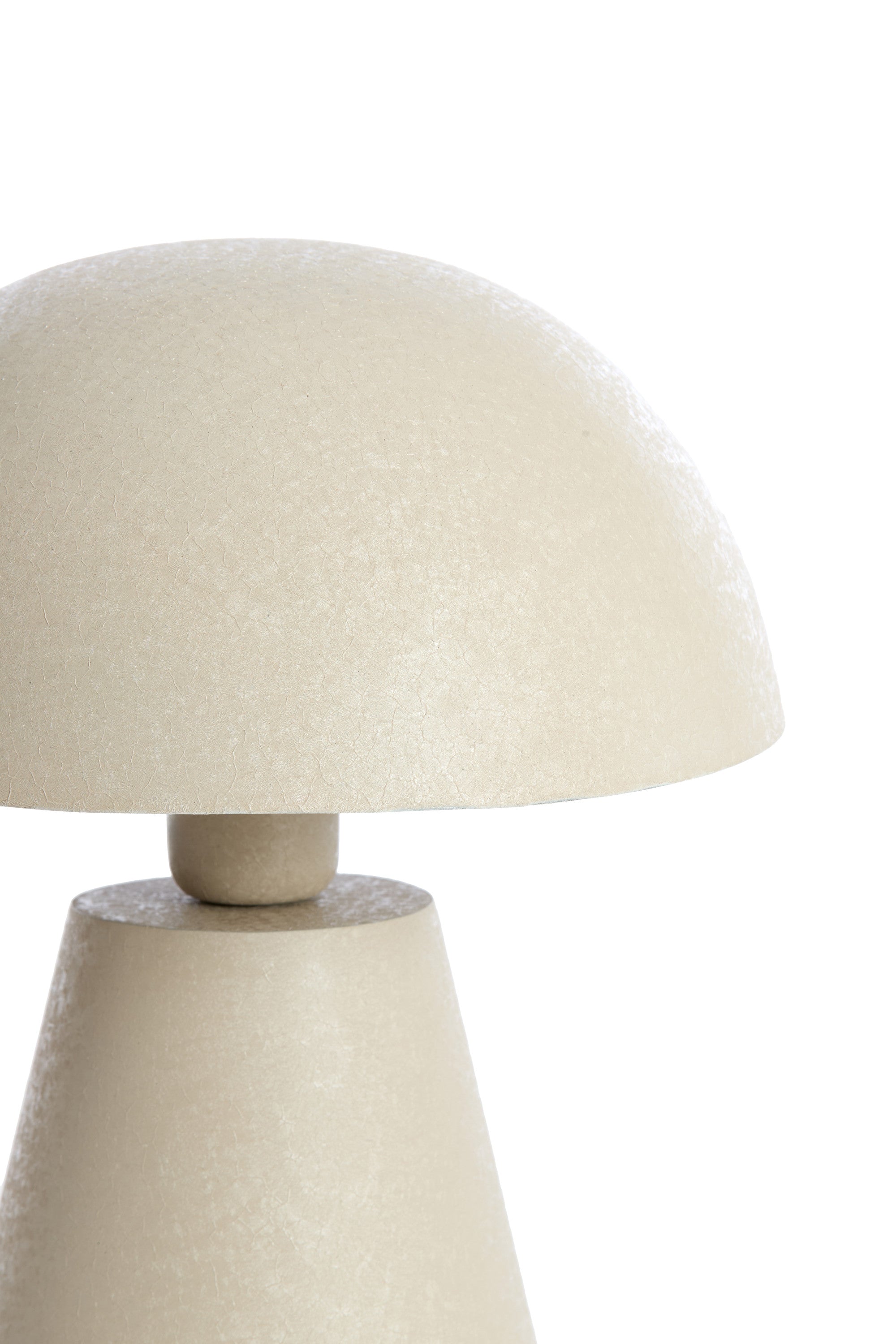 Surrina Matt Light Grey Metal Table Lamp 49cm