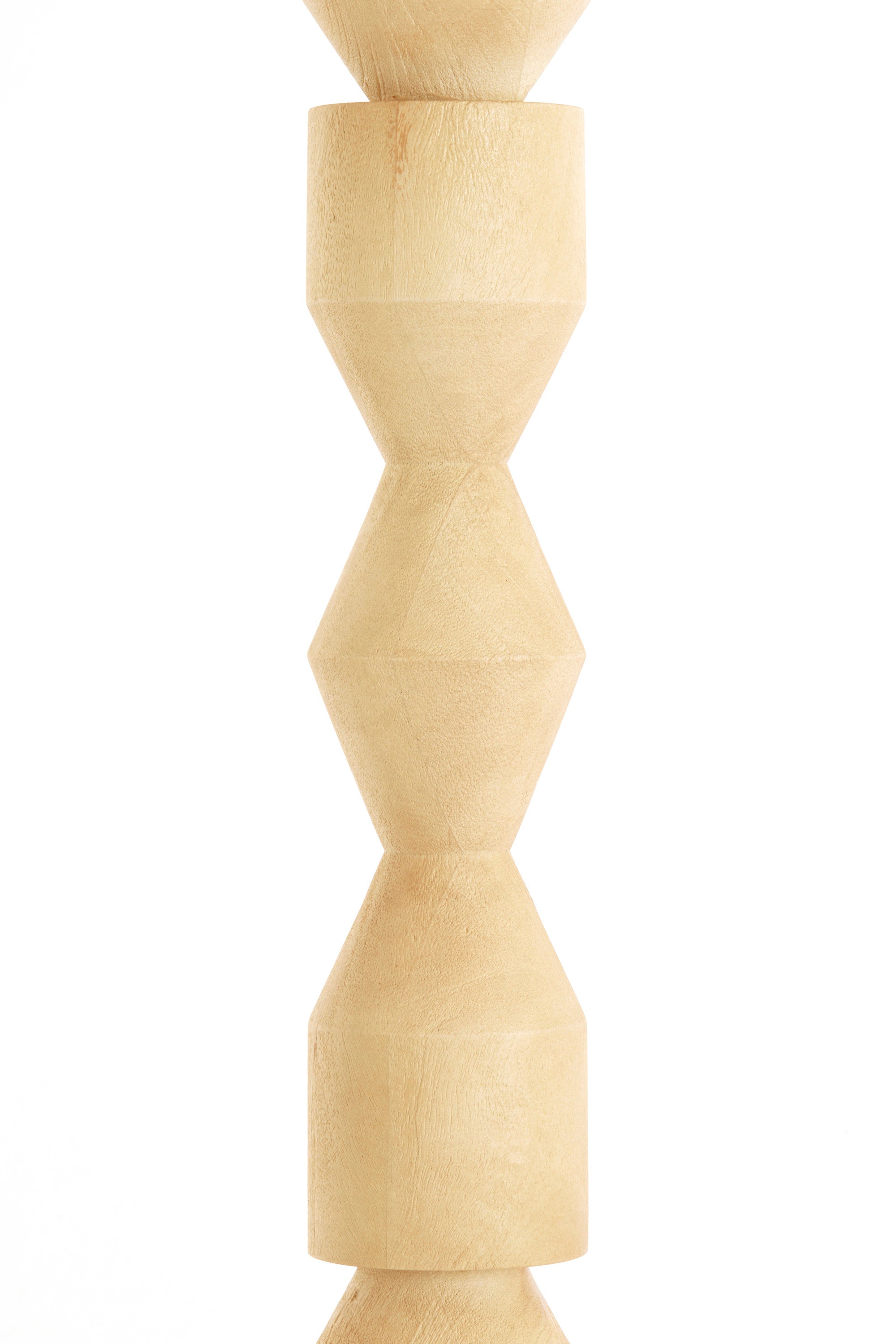 Edie Matt Natural Wood Floor Lamp Base