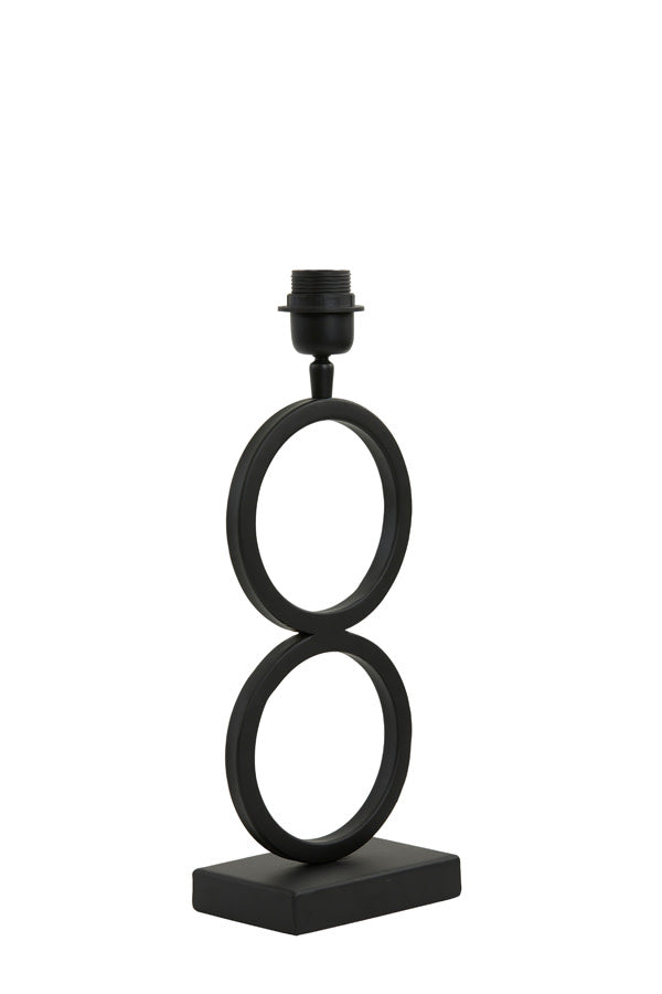 Stelios Matt Black Metal Table Lamp Base 36cm