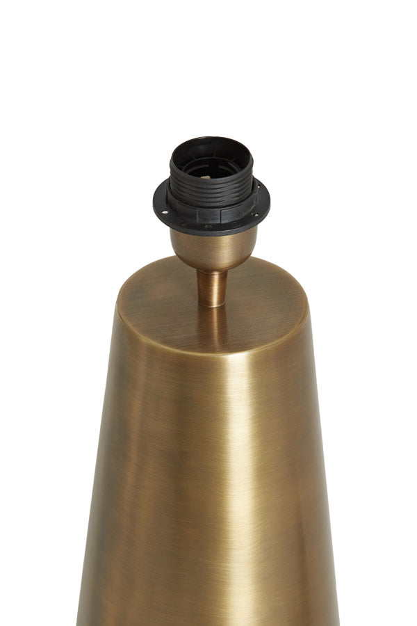 Yelos Antique Bronze Metal Table Lamp Base 43cm